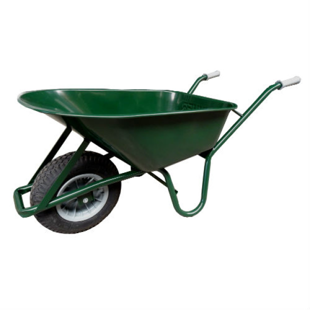 Hummer Bouwkruiwagen groen 85L