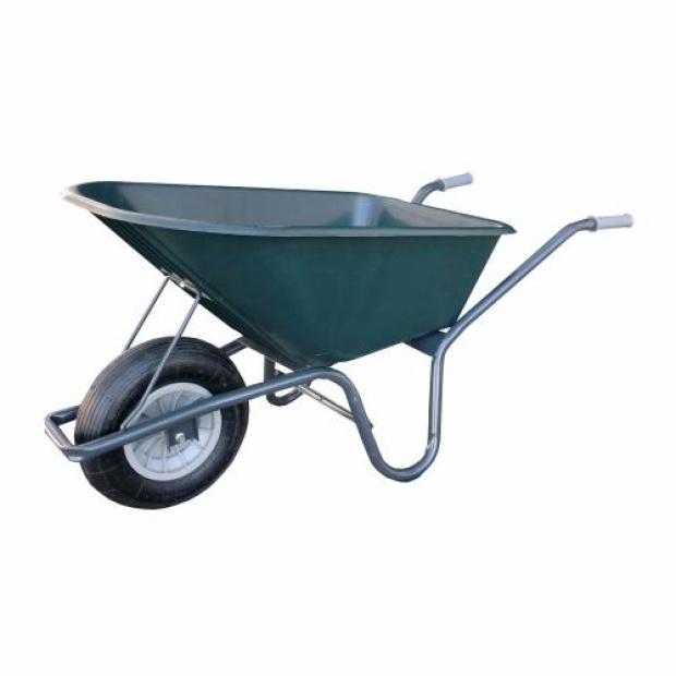 Hummer Klus- en tuinkruiwagen basic 100L groen