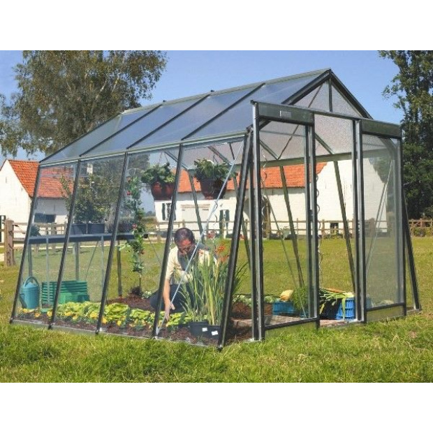 ACD Prestige S104 aluminium tuinkas hoog model Aluminium 306x298cm