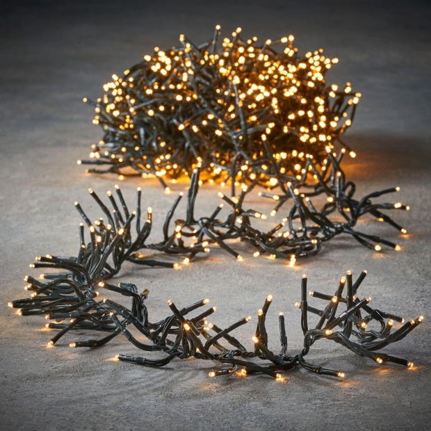 Luca Lighting cluster kerstverlichting classic wit 768led