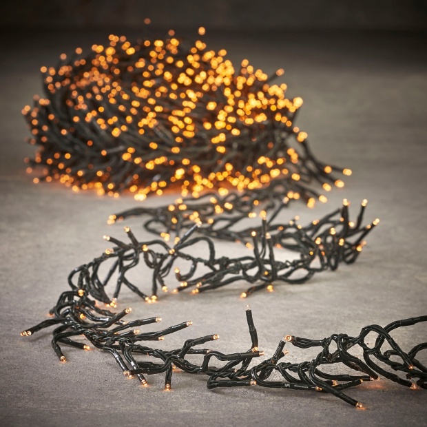 Luca Lighting cluster kerstverlichting warm wit 2000led