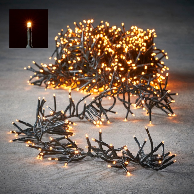 Luca Lighting cluster kerstverlichting warm wit 768led