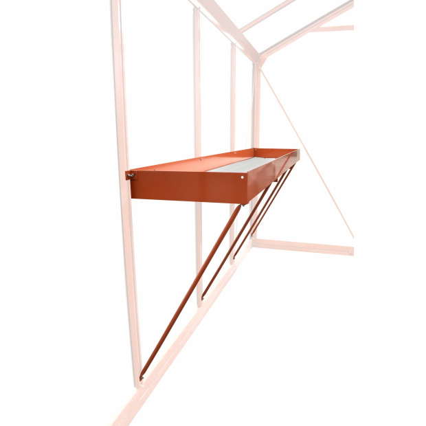 ACD Zaaitafel met inleg  217x42cm Aluminium