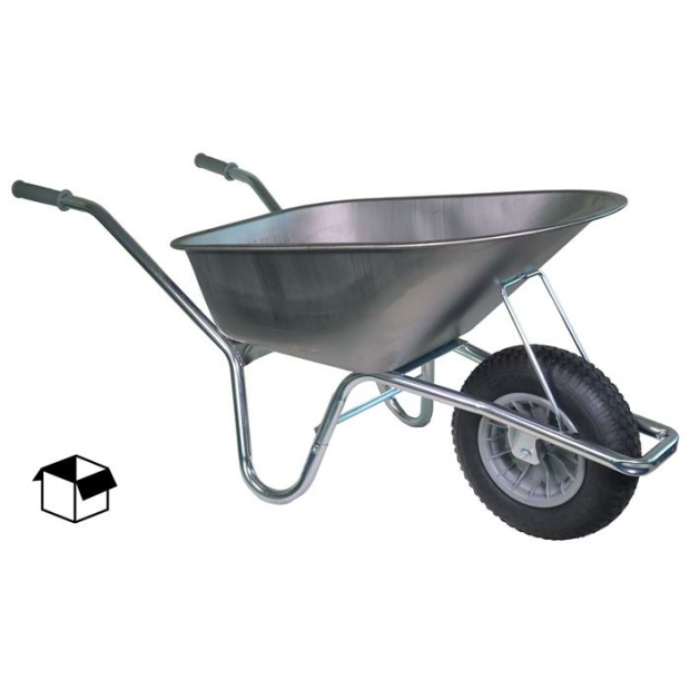 Hummer Klus kruiwagen verzinkt frame 85 L verzinkt DOOS